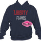 Liberty Flames Logo (Rhinestone Design)