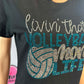 Livin that volleyball mom life Womens Fitted Tshirt (Sample)