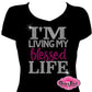 living_my_blessed_life Christian_cute_shirts timeless_and_trendy_tshirt religion_tees cute_tees_for ladies ladies_bling shirt rhinestone_royalty_shirt love_to_sparkle