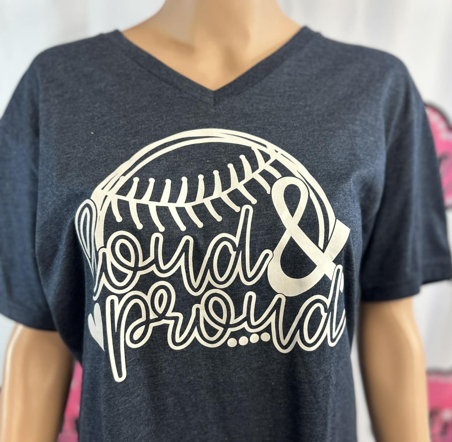 Loud and Proud Baseball - Screen Print Tee (Sample)