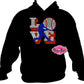 baseball spirit_wear love_player gray fitted shirt rhinestone sparkle bling