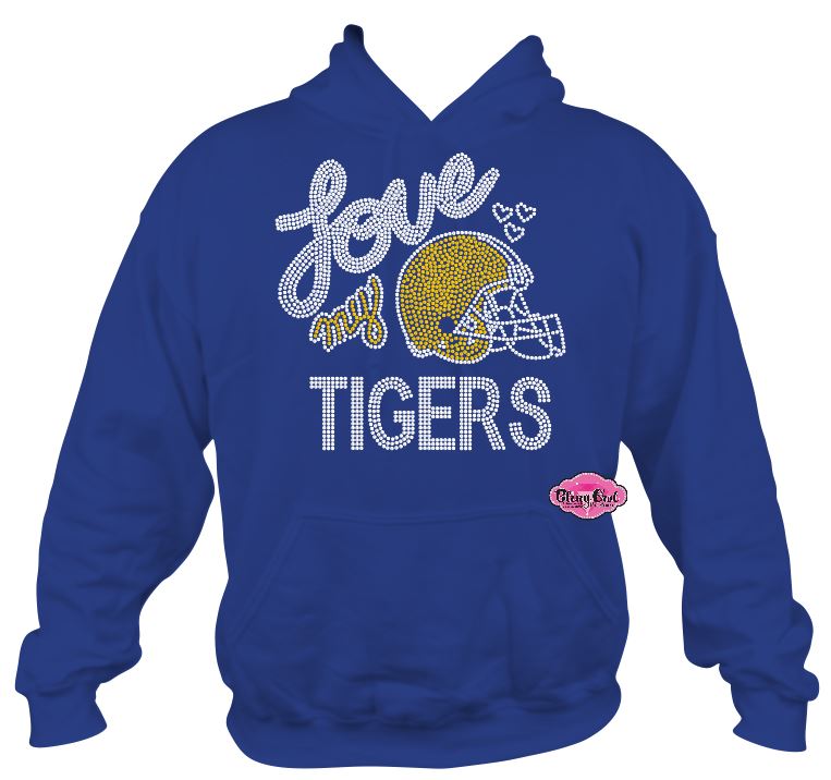 Love my Tigers Sweatshirt Adult