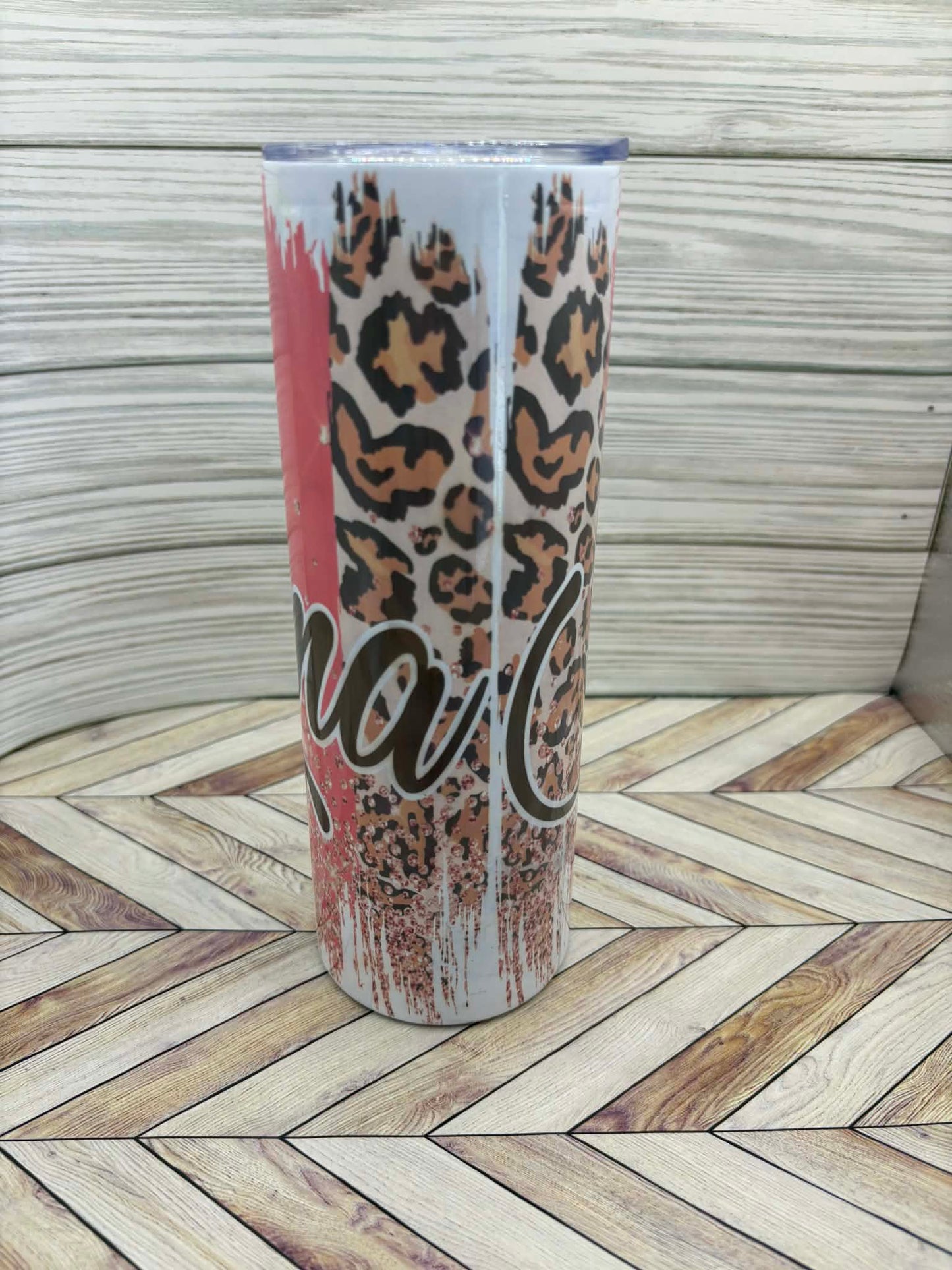 Mama Colorful Multi Color Skinny Tumbler