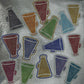 Cheer Megaphone Bling Decal