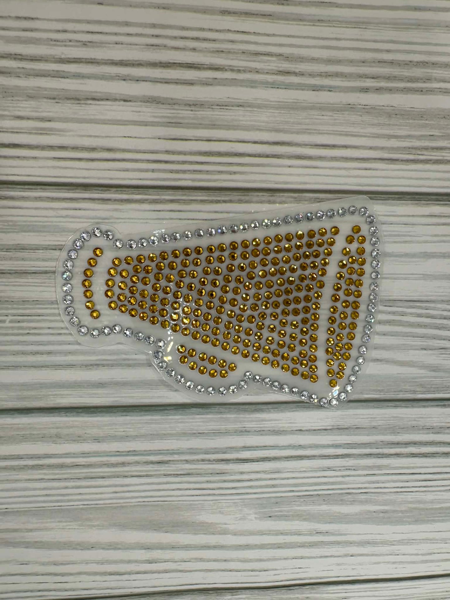 Cheer Megaphone Bling Decal