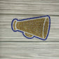 Cheer Megaphone Bling Decal