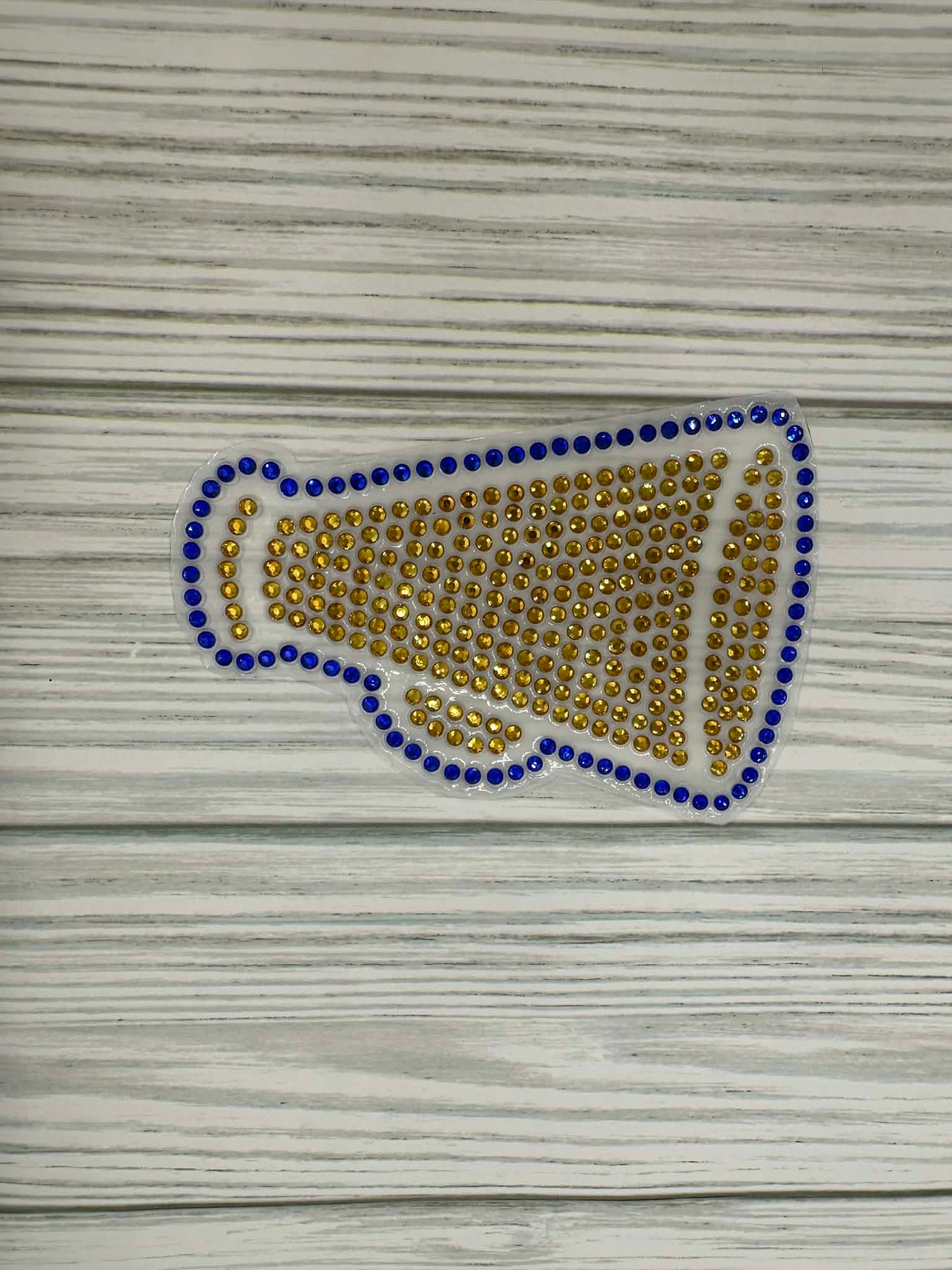 Cheer Megaphone Bling Decal