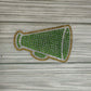Cheer Megaphone Bling Decal