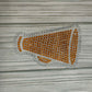 Cheer Megaphone Bling Decal