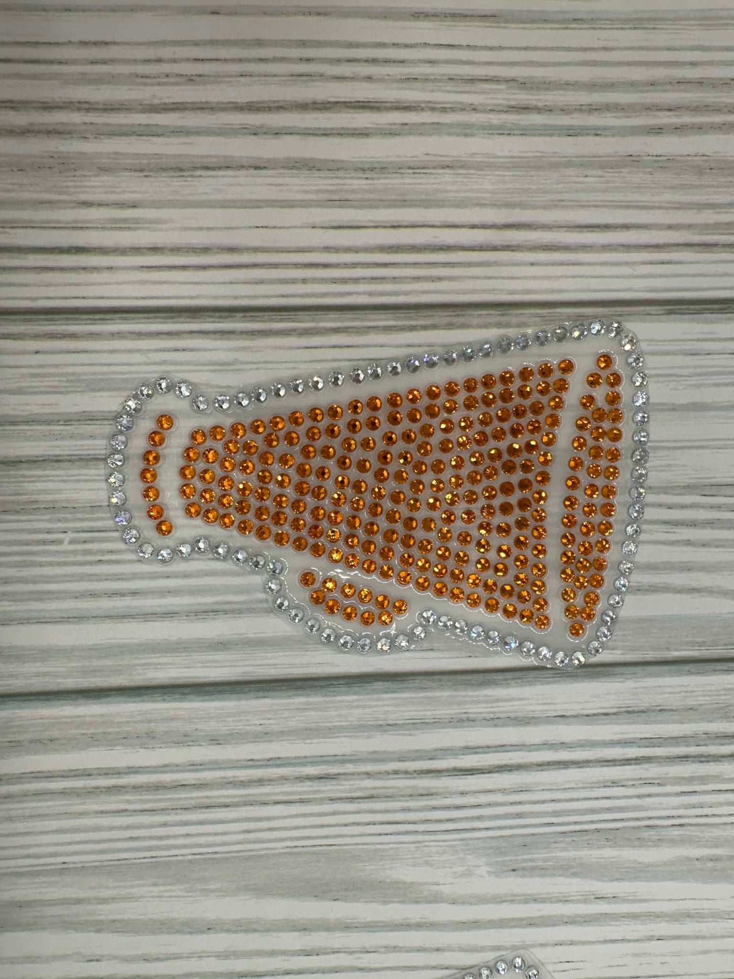 Cheer Megaphone Bling Decal