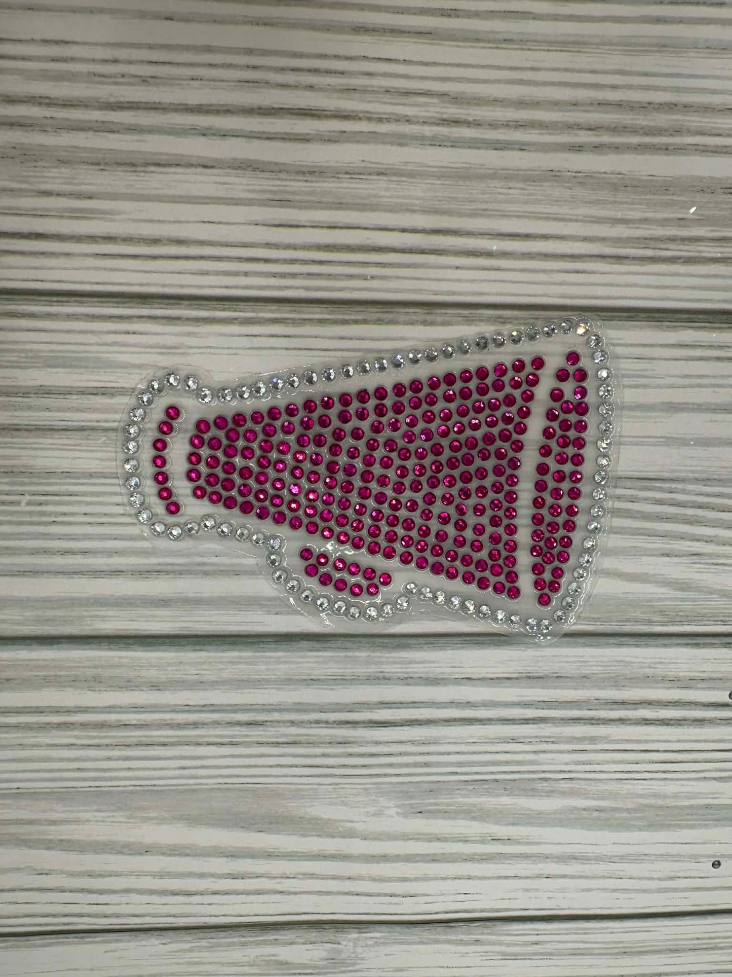 Cheer Megaphone Bling Decal