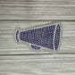 Cheer Megaphone Bling Decal