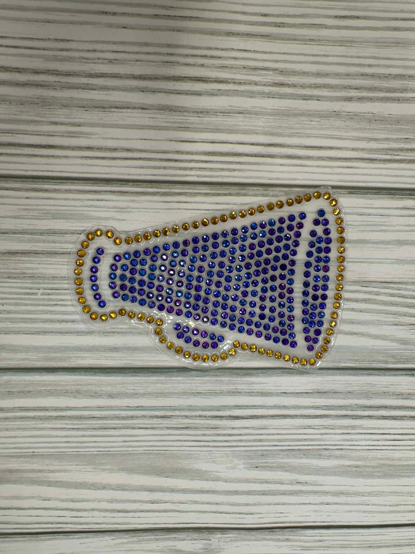 Cheer Megaphone Bling Decal
