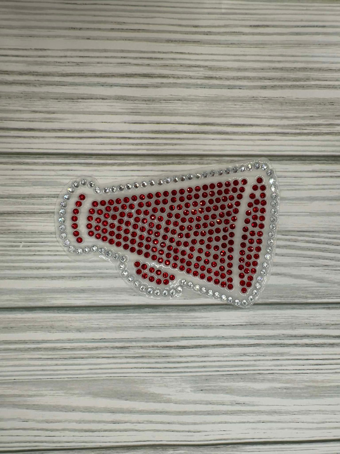 Cheer Megaphone Bling Decal