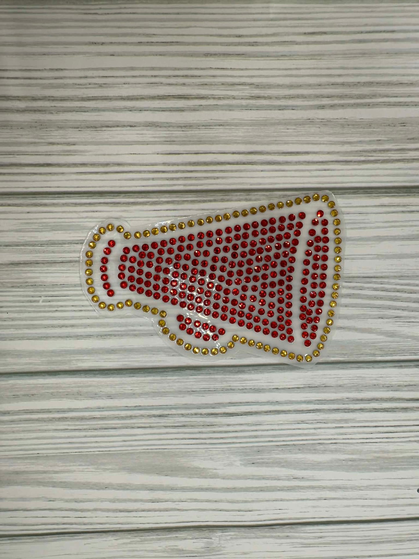 Cheer Megaphone Bling Decal