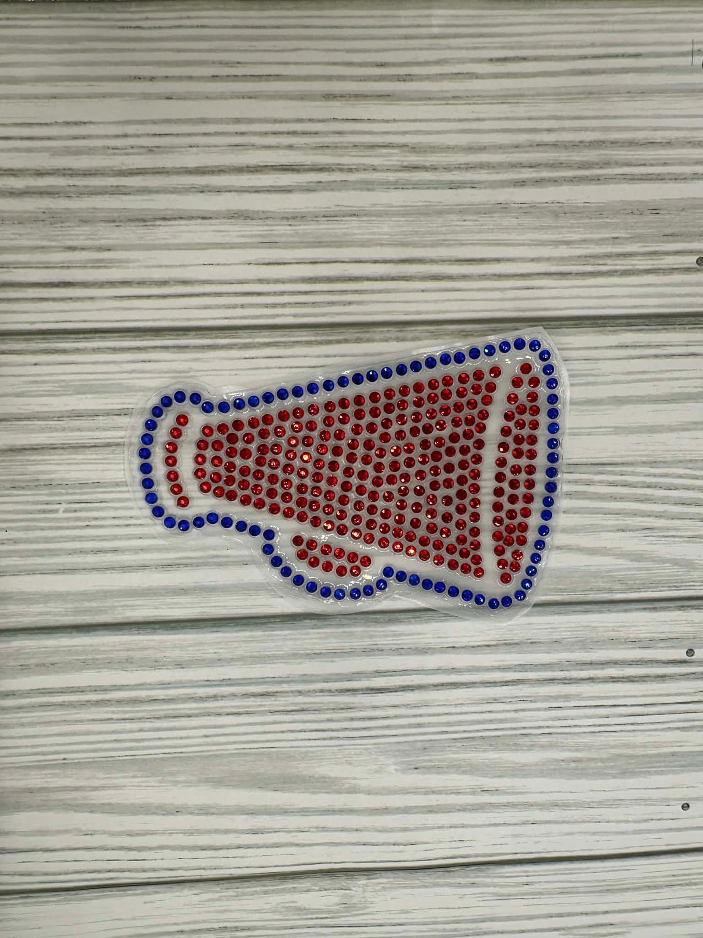 Cheer Megaphone Bling Decal