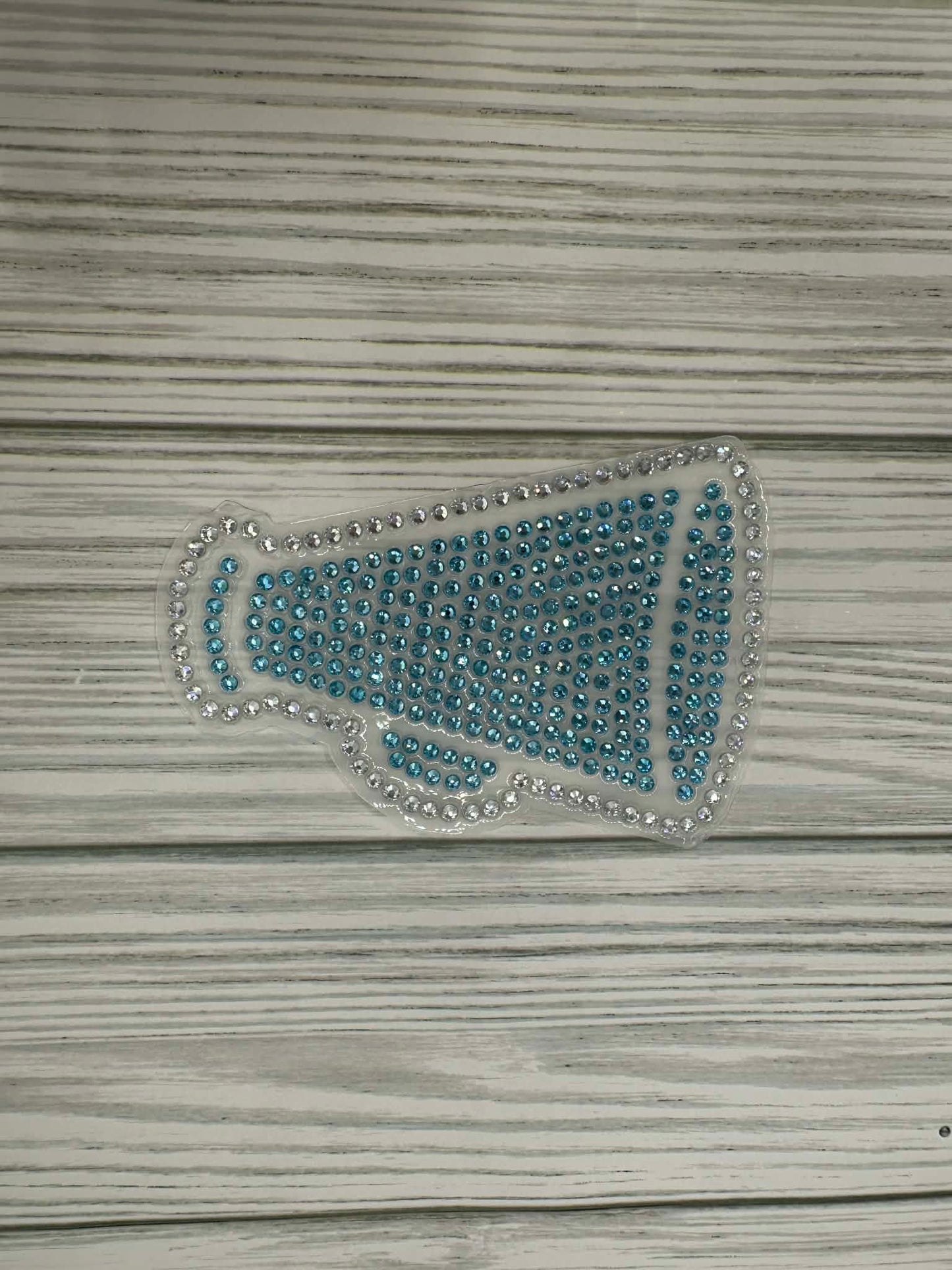 Cheer Megaphone Bling Decal