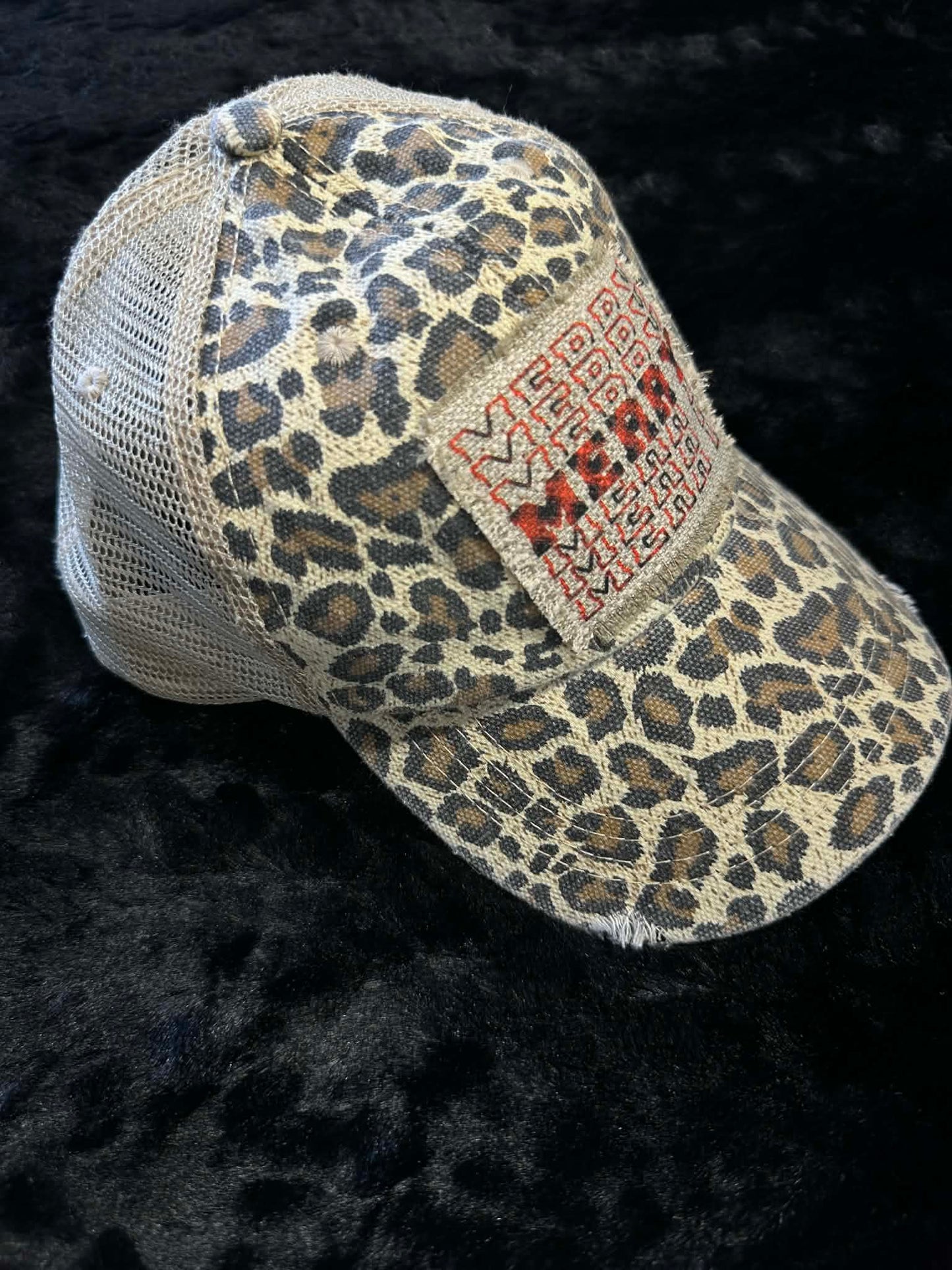 Leopard Merry Patch Hat