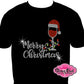 Merry Christmas Wine  (Rhinestones)
