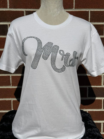 Mrs word only Unisex Tshirt (Sample)