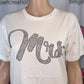 Mrs word only Unisex Tshirt (Sample)