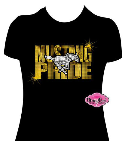 Hugo Owens Mustang Pride Womens Fitted Tshirt