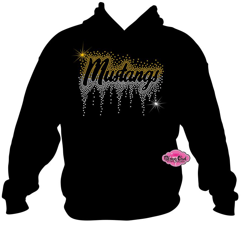 Mustangs Scatter Drip Script Sweatshirt Unisex
