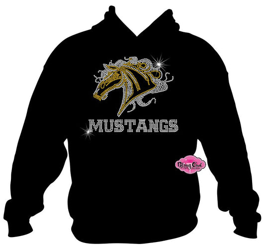 Hugo Owens Mustangs Head Sweatshirt Unisex