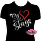 My Heart is on the Stage (Rhinestone Design)