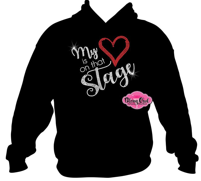 My Heart is on the Stage (Rhinestone Design)
