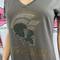 NSU Norfolk State Spartans Logo VNeck Fitted Tshirt (Sample)