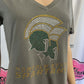 NSU Norfolk State Spartans Logo VNeck Fitted Tshirt (Sample)