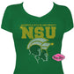 NSU Norfolk State Spartans Block logo Vneck Fitted Tshirt