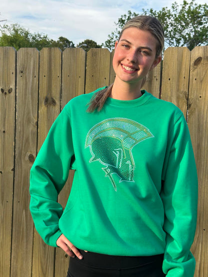 NSU Spartans Bling Crewneck Sweatshirt (Sample)