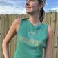 NSU Spartans Small Logo Womens Tank Crop Top