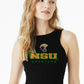 NSU Spartans Small Logo Womens Tank Crop Top
