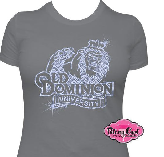 ODU New Lion Face Logo Fitted Scoop Neck