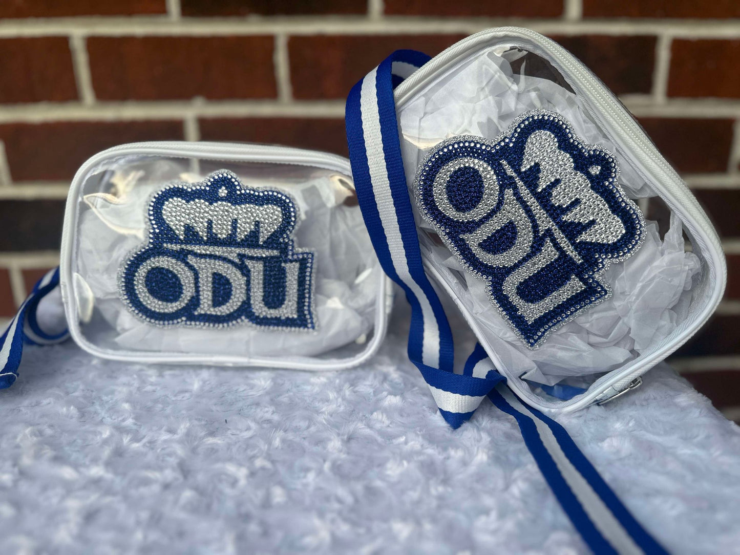 ODU Bling Clear Fanny Pack Stadium Bag