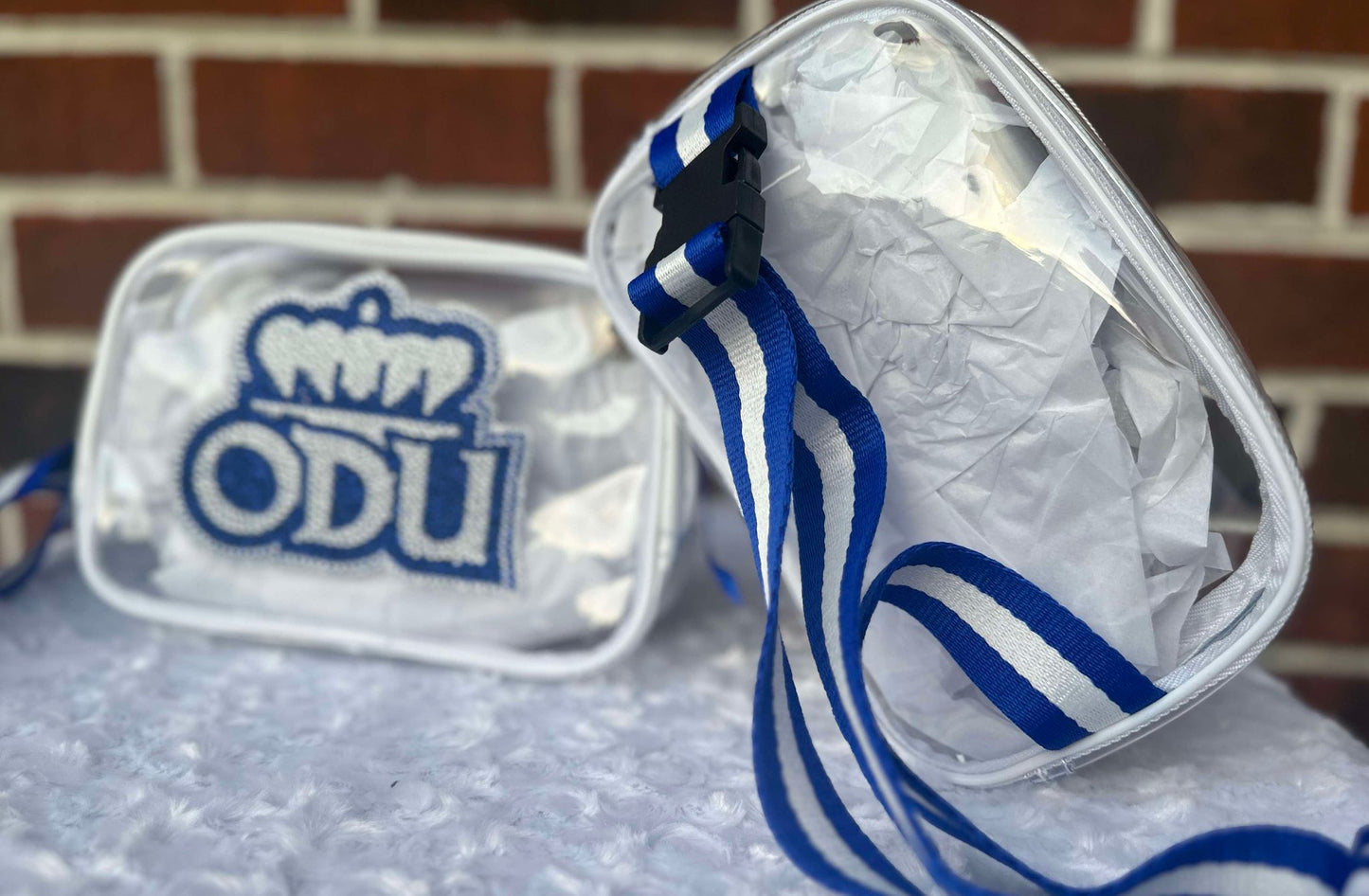 ODU Bling Clear Fanny Pack Stadium Bag