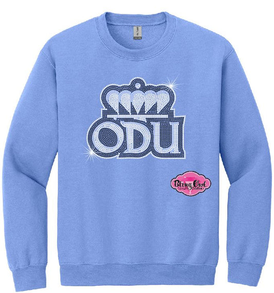 ODU Crown Hudson Blue Crewneck Unisex