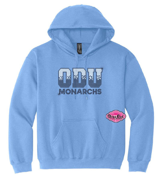 ODU Initials Monarchs Hudson Blue Sweatshirt
