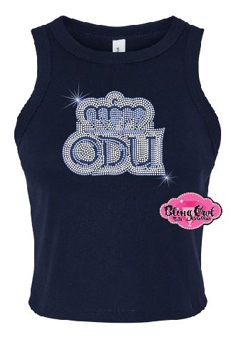 ODU Crown Initial Womens Tank Crop Top