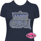 ODU Crown Scoop Neck Fitted Tee