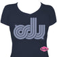 ODU Vintage Logo Vneck Womens Fitted