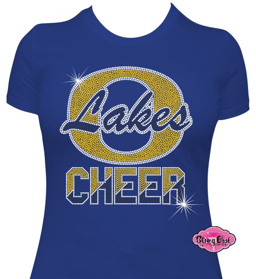 Ocean Lakes Cheer Womens Fitted Tshirt