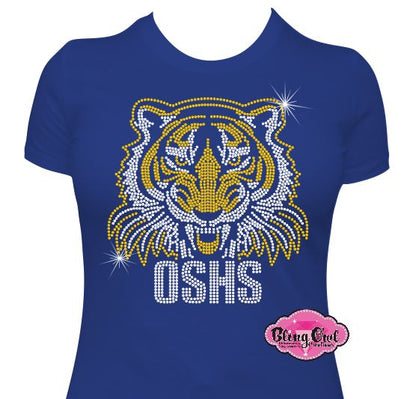 OSHS Tigers Womens Fitted Tshirt