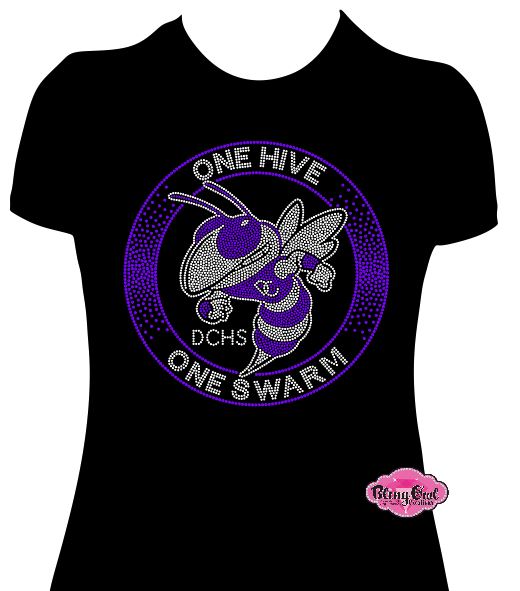 One Hive, One Swarm DCHS Womens Fitted Tshirt