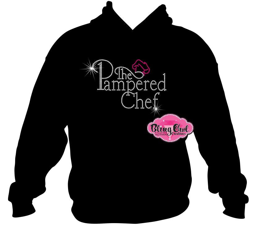Pampered Chef sparkle bling potential clients open houses networking events business logo tshirt