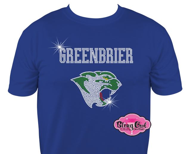 Greenbrier Panthers Side View Unisex Tshirt