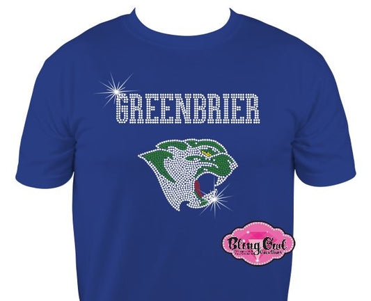 Greenbrier Panthers Side View Unisex Tshirt